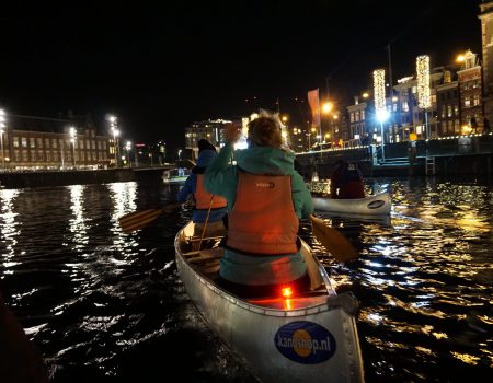 De winter door op het water!