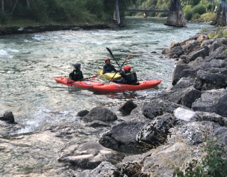 Kajakken in Widalpen Oostenrijk